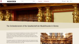 
                            9. Musikverein - Orchesterverein der Gesellschaft der Musikfreunde