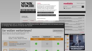 
                            12. MusikWoche | ticketscript | News - Login ...