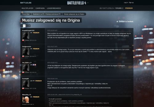 
                            13. Musisz zalogować się - Forums - Battlelog / Battlefield 4