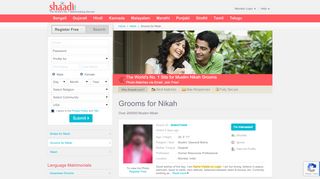 
                            13. Muslim Grooms for Nikah on Shaadi.com - No.1 Site for Marriage ...