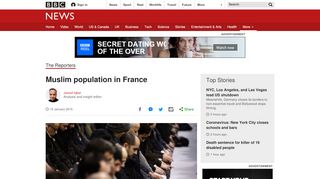 
                            5. Muslim population in France - BBC News