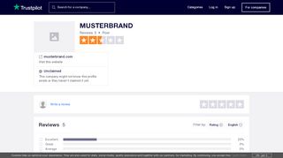 
                            6. MUSTERBRAND Reviews | Read Customer Service Reviews of ...