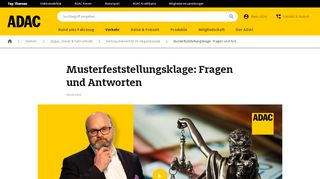 
                            12. Musterfeststellungsklage gegen VW | ADAC