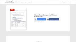 
                            7. Müşteri Servis Entegrasyon Dökümanı | Yasin Ilkalp Arabacı ...