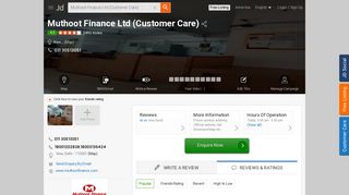 
                            12. Muthoot Finance Ltd (Customer Care), New - Muthut Finance Ltd see ...