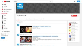 
                            9. Muthoot Microfin - YouTube