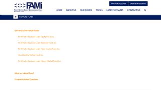 
                            6. MUTUAL FUND | First Metro Asset Management Inc