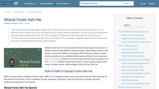 
                            13. Mutual Funds Sahi Hai | Invest in Mutual Funds Online - Fincash