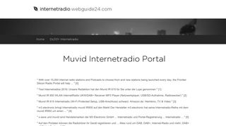 
                            8. Muvid Internetradio Portal - Internetradio Webguide