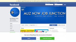 
                            13. Muzaffarpur Now Job Junction - Home | Facebook