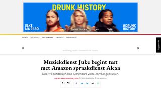 
                            7. Muziekdienst Juke begint test met Amazon spraakdienst Alexa