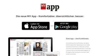 
                            13. MV app - ePaper, Live & mehr!