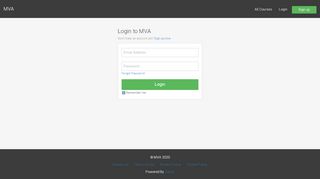 
                            4. MVA - Login