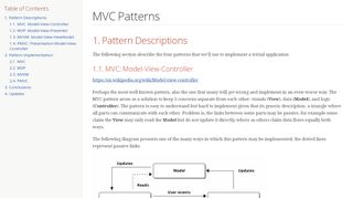 
                            7. MVC Patterns