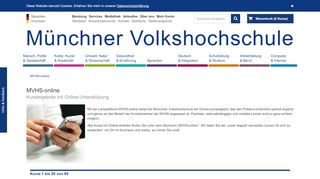 
                            3. MVHS-online - Münchner Volkshochschule