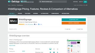 
                            11. Mvix Digital Signage Software 2019 Pricing & Features | GetApp®