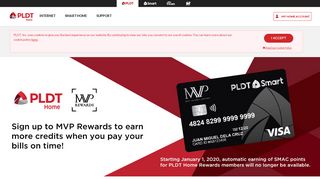 
                            4. MVP Rewards - PLDT