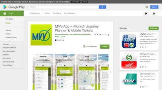 
                            10. MVV-App – Fahrplanauskunft & HandyTickets – Apps bei Google Play