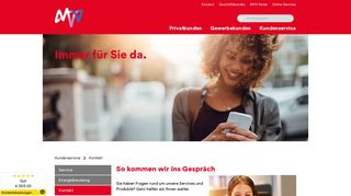 
                            11. MVV – Kundendienst: Immer für Sie da. - MVV Energie