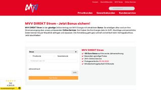 
                            4. MVV – Stromanbieter - MVV Energie