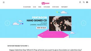
                            13. Mwave - All things about K-POP: Chart, News, Video, Store, and More
