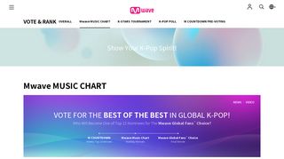 
                            3. MWAVE MUSIC CHART - Best supporter contest | Mwave