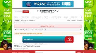 
                            6. MWEB- fix your Webmail interface | MyBroadband