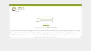 
                            5. MWT LogIn Page