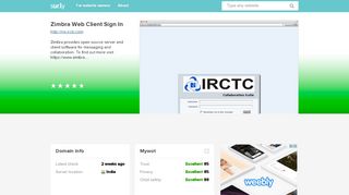 
                            2. mx.irctc.com - IRCTC Collaboration Suite Log ... - Mx IRCTC - Sur.ly