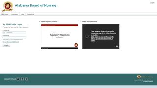 
                            8. My ABN Profile Login - Alabama Board of Nursing