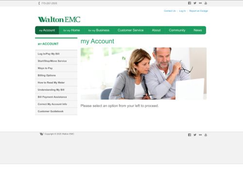 
                            9. My Account | Account Login | Walton EMC