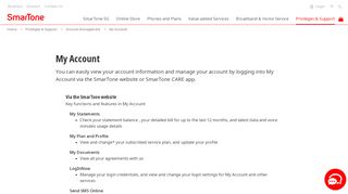 
                            6. My Account - Account Management - SmarTone