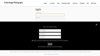 
                            1. My Account - Action Images Photography