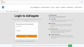 
                            4. My account - Adriagate