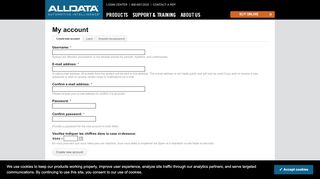 
                            10. My account - ALLDATA