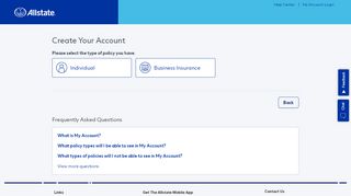 
                            6. My Account - Allstate