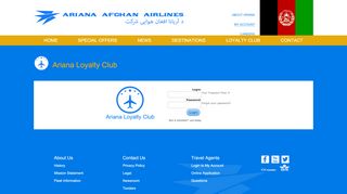 
                            8. My Account - Ariana Afghan Airlines
