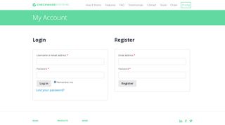 
                            10. My Account - Checkware Systems
