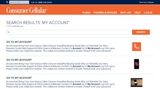 
                            2. My Account - Consumer Cellular - The Best No Contract Cellphones ...