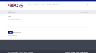 
                            11. My Account – Cultura Inglesa