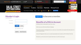 
                            12. My Account - Dalal Street Investment Journal