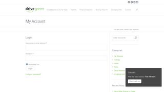 
                            2. My Account - Drive Green