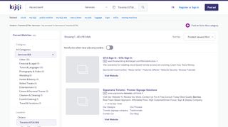 
                            3. My Account | Find or Advertise Services in Toronto (GTA) | Kijiji ...