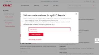 
                            2. My Account | GNC