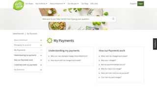 
                            3. My Account – HelloFresh AU