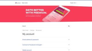 
                            5. My account - Help Center - LOVOO