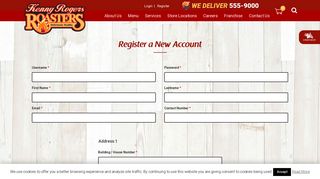 
                            5. My Account | Kenny Rogers Roasters
