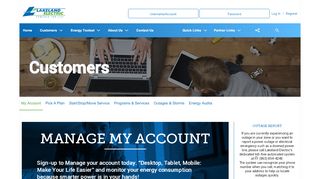 
                            3. My Account - Lakeland Electric