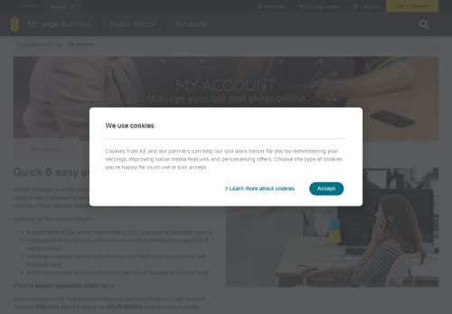 
                            1. My Account | Large Business | EE