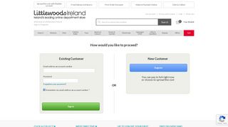 
                            1. My Account - Littlewoods Ireland